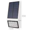 Miniatyrbild 7 av 11: Soldriven Utelampa med automatisk sensor (LED) Svart