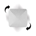 Pikkukuva 8 / 11: Ångestdämpande Anti-Stress Flipo Fidget Toy Guld Hexagon
