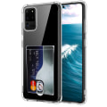 Miniatyrbilde 1 av 9: Samsung Galaxy S20 Ultra - Rejält Skyddsskal med Korthållare Transparent