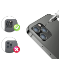 Miniatyrbillede 5 af 11: 3-PACK iPhone 13 Pro Max Kameralinsskydd 2.5D HD-Clear 0,4mm Transparent