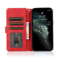 Miniatyrbild 7 av 11: iPhone 12 Pro Max - Elegant Robust Plånboksfodral Röd
