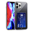 Miniatyrbillede 7 af 11: iPhone 13 Pro Max - Elegant Skyddande Skal med Korthållare Blå