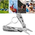 Miniatyrbild 4 av 11: Professionell Slittålig Multifunktionell 9 i 1 Fickkniv Silver