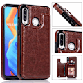 Miniatyrbillede 3 af 11: Huawei P30 Lite - Elegant Praktiskt Skal med Korthållare Svart