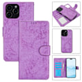 Miniatyrbillede 1 af 11: iPhone 16 Pro - Plånboksfodral i Smart design med 3 kortfack Rosa