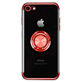 Pikkukuva 2 / 11: Elegant Skyddsskal i Silikon Ringh�llare - iPhone 8 Svart