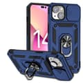 iPhone 15 Plus - Ultimat Skydd och Funktionalitet med detta Armor Skal Blå