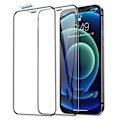 Miniatyrbillede 1 af 11: iPhone 12 Mini 2-PACK Skärmskydd 2.5D 9H 0,3mm Svart Svart
