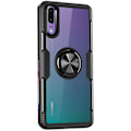 Pikkukuva 4 / 11: Huawei P20 - Skyddsskal med Ringh�llare (LEMAN) Röd/Silver