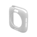 iWatch 4/5 Skyddsskali Silikon (Mattfinish) Vit 44mm