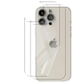 Miniatyrbillede 10 af 11: iPhone 16 Pro Max Back Hydrogel Skärmskydd HD 0,2mm Transparent