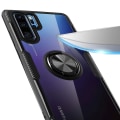 Miniatyrbillede 10 af 11: Huawei P30 Pro - Stilsäkert Hybridskal med Ringhållare (LEMAN) Röd/Silver