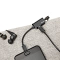 Pikkukuva 7 / 11: Baseus AUX-Splitter (2 i 1) Adapter för laddning (Type-C) Silver