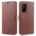 Miniatyrbillede 2 af 8: Xiaomi Mi 10T Pro - Stilrent Praktiskt Plånboksfodral (AZNS) Röd