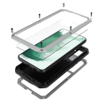 Miniatyrbild 1 av 11: Samsung Galaxy S21 FE - Kraftigt HEAVY DUTY Aluminiumfodral Silver