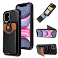 Miniatyrbild 7 av 11: iPhone 11 - Exklusivt Skyddande Skal med kortfack Grå