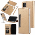 Miniatyrbild 1 av 11: Elegant Floveme Plånboksfodral - iPhone 11 Pro Max Guld