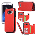 Miniatyrbillede 7 af 11: Samsung Galaxy S7 - NKOBEE Lædercover med Pung/Kortlommer Roséguld