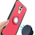 Pikkukuva 7 / 11: Exklusivt Skal med ringhållare till Huawei Mate 20 Lite Grå Grå