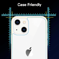 Miniatyrbillede 8 af 11: 3-PACK iPhone 13 Skärmskydd Baksida 0,3mm Transparent