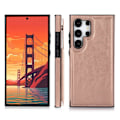 Miniatyrbild 11 av 11: Samsung Galaxy S24 Ultra - Stilrent Skal med Plånbok/Kortfack Roséguld