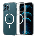 Miniatyrbild 2 av 11: iPhone 15 Pro Max - Skyddande Stöttåligt Magnetiskt Skal Genomskinlig