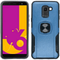 Miniatyrbillede 1 af 11: Samsung Galaxy J6 2018 - Skal med Ringhållare Mörkblå