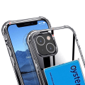 Miniatyrbilde 11 av 11: iPhone 14 - 1 Set Skal med Korthållare & Hydrogel Skärmskydd Genomskinlig