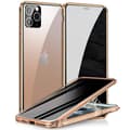 iPhone 12 Pro Max - Praktisk beskyttende magnetisk dobbeltskal Guld