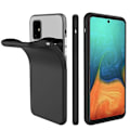 Miniatyrbillede 10 af 11: Samsung Galaxy A51 - Stilrent Matt Skyddsskal Svart