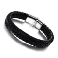 Miniatyrbild 3 av 4: Stilsäkert Bekvämt PU-Läder Unisex Armband Brun 21CM