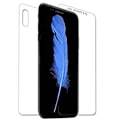 Pikkukuva 1 / 11: Fram- & Baksida iPhone X/XS 2-PACK Sk�rmskydd 9H Nano-Soft Transparent/Genomskinlig