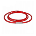 Miniatyrbilde 1 av 10: Elegant PU-Läder Halsband i slimmad design Röd