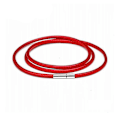 Miniatyrbillede 1 af 10: Elegant PU-Läder Halsband i slimmad design Röd