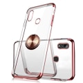 Miniatyrbilde 4 av 11: Huawei P Smart Z - Praktiskt Skyddsskal med Ringhållare Silver Silver