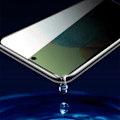 Pikkukuva 5 / 11: Samsung Galaxy A72 Anti-Spy Skärmskydd HD 0,3mm Svart