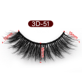 Miniatyrbillede 4 af 9: Eleganta 5-Par 3D Lösögonfransar 3D-55