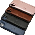 Miniatyrbilde 1 av 8: iPhone XR - Stilrent Skal med Kortfack (HANMAN) Roséguld