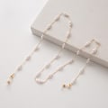 Pikkukuva 3 / 10: Exklusivt Stilsäkert Pärlor Glasögon Snöre Senilsnöre Pearl+Copper
