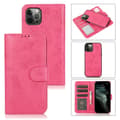 iPhone 12 Pro Max - Robust Dubbelfunktions Plånboksfodral Rosa