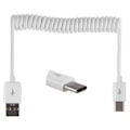 Miniatyrbild 2 av 9: Praktiskt USB till Type-C Fjäder Laddningskabel Svart