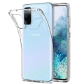 Miniatyrbild 6 av 9: Samsung Galaxy S20 - Kraftfullt Silikonskal Transparent/Genomskinlig