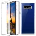Samsung Galaxy S10e - Dubbelt Silikonfodral med Touchfunktion Transparent