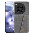 Miniatyrbild 3 av 11: Oneplus 12 Retro Läderfodral - Lyxig Kvalitet i Varje Detalj Svart