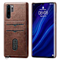 Pikkukuva 5 / 11: Huawei P30 Pro - Elegant Leman Skal med Kortfack Blågrön Blågrön