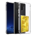 Miniatyrbilde 1 av 10: Huawei P30 Pro - Praktiskt Floveme Skal med Kortfack Transparent