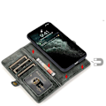 Miniatyrbillede 8 af 11: iPhone 12 Mini - Praktisk Robust 2-i-1 Pungeetui Röd