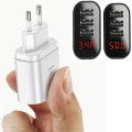Miniatyrbilde 3 av 9: Baseus Praktiska Väggadapter Vit