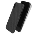 Pikkukuva 10 / 11: Tunt och stilrent Skal i matt-Carbonfinish för iPhone X/XS Transparent/Genomskinlig