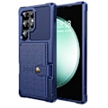 Miniatyrbillede 4 af 11: Samsung Galaxy S24 Ultra - Elegant Plånboksfodral Läder i Snygga Färgval Röd